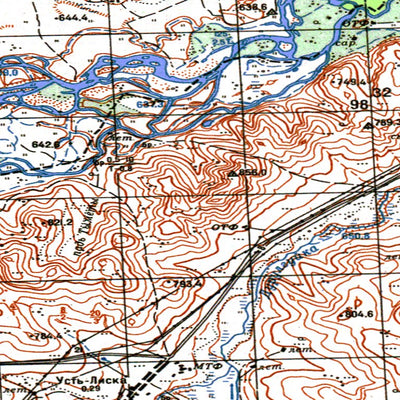 Avenza Systems Inc. Soviet Genshtab - m50-050 - Russia digital map