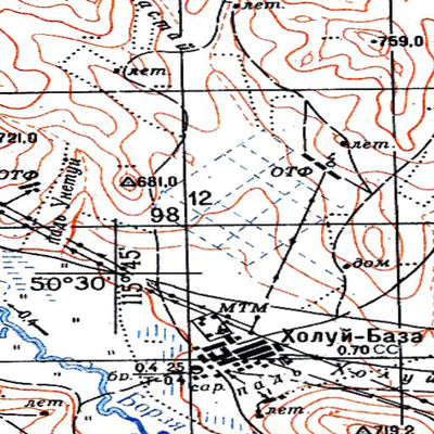 Avenza Systems Inc. Soviet Genshtab - m50-052 - Russia digital map
