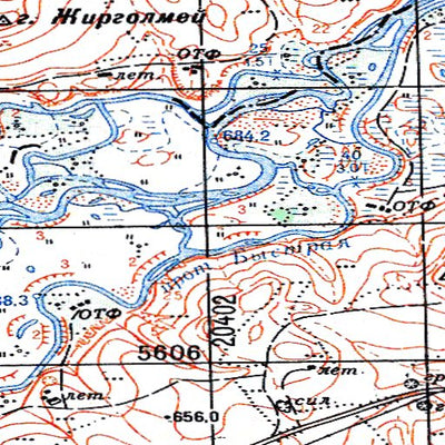 Avenza Systems Inc. Soviet Genshtab - m50-052 - Russia digital map
