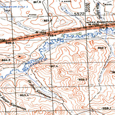 Avenza Systems Inc. Soviet Genshtab - m50-062 - Russia digital map