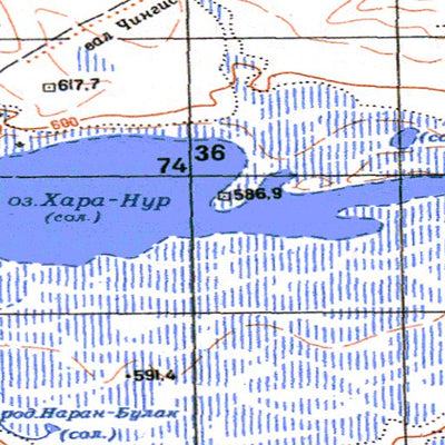 Avenza Systems Inc. Soviet Genshtab - m50-089 - Mongolia digital map