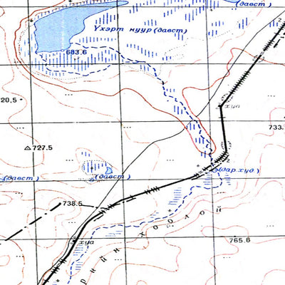 Avenza Systems Inc. Soviet Genshtab - m50-099 - Mongolia digital map