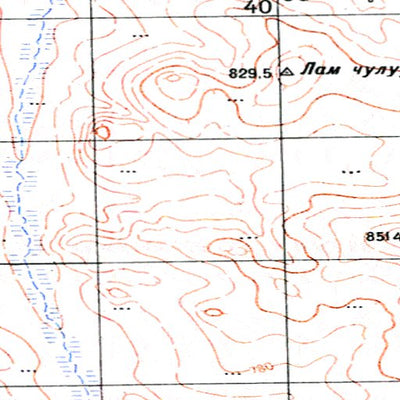 Avenza Systems Inc. Soviet Genshtab - m50-100 - Mongolia digital map