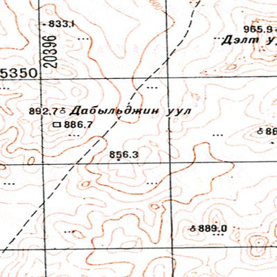 Avenza Systems Inc. Soviet Genshtab - m50-136 - Mongolia digital map