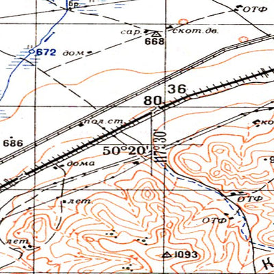 Avenza Systems Inc. Soviet Genshtab - m50-16 - Russia digital map