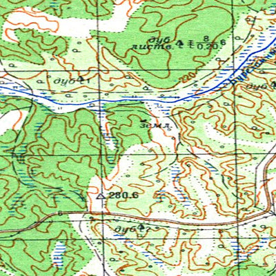Avenza Systems Inc. Soviet Genshtab - m52-016 - Russia digital map