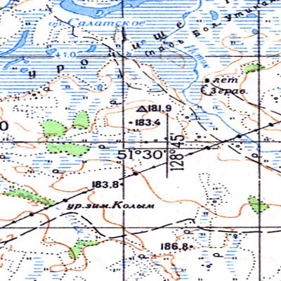 Avenza Systems Inc. Soviet Genshtab - m52-018 - Russia digital map