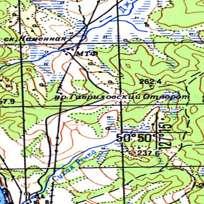Avenza Systems Inc. Soviet Genshtab - m52-039 - Russia digital map