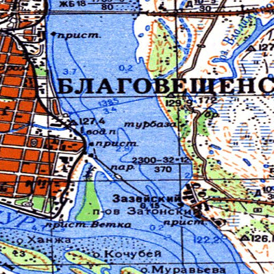 Avenza Systems Inc. Soviet Genshtab - m52-064 - Russia digital map