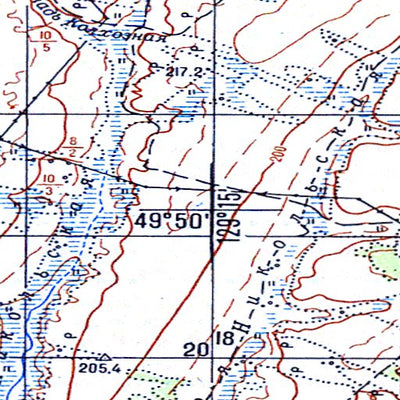 Avenza Systems Inc. Soviet Genshtab - m52-079 - Russia digital map