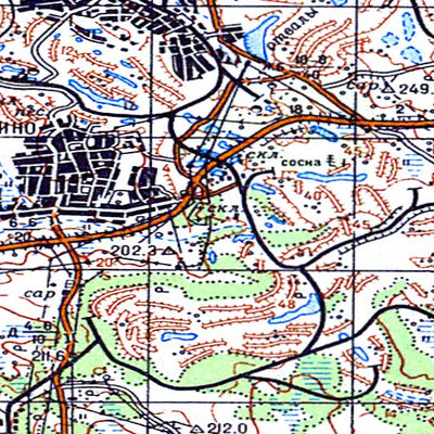 Avenza Systems Inc. Soviet Genshtab - m52-079 - Russia digital map
