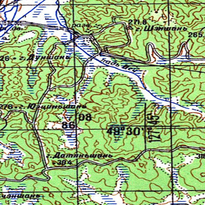 Avenza Systems Inc. Soviet Genshtab - m52-088 - Russia digital map