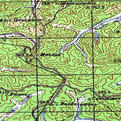 Avenza Systems Inc. Soviet Genshtab - m52-088 - Russia digital map