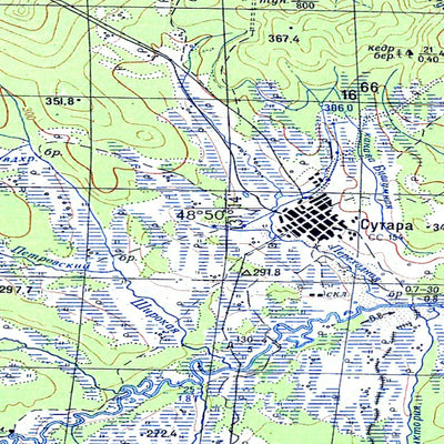 Avenza Systems Inc. Soviet Genshtab - m52-119 - Russia digital map