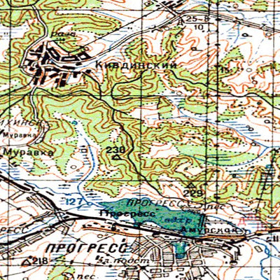Avenza Systems Inc. Soviet Genshtab - m52-22 - Russia digital map