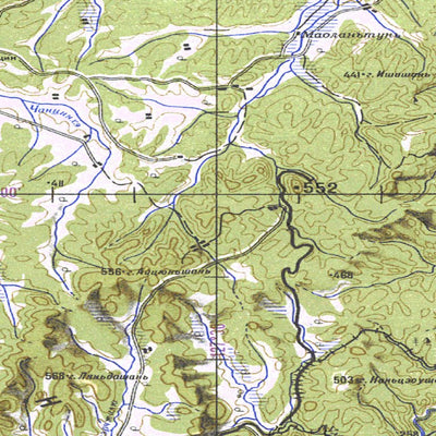Avenza Systems Inc. Soviet Genshtab - m52-3 - Russia digital map