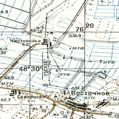 Avenza Systems Inc. Soviet Genshtab - m53-127 - Russia digital map