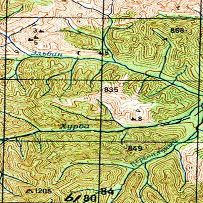 Avenza Systems Inc. Soviet Genshtab - m53-17 - Russia digital map