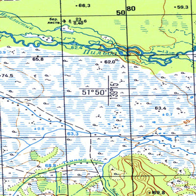 Avenza Systems Inc. Soviet Genshtab - m54-003 - Russia digital map