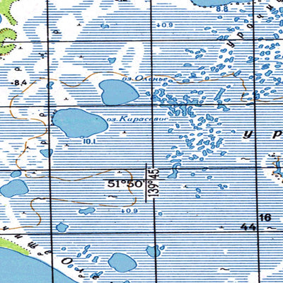 Avenza Systems Inc. Soviet Genshtab - m54-004 - Russia digital map