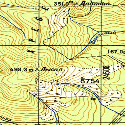 Avenza Systems Inc. Soviet Genshtab - m54-007 - Russia digital map