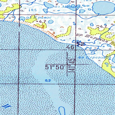 Avenza Systems Inc. Soviet Genshtab - m54-008 - Russia digital map