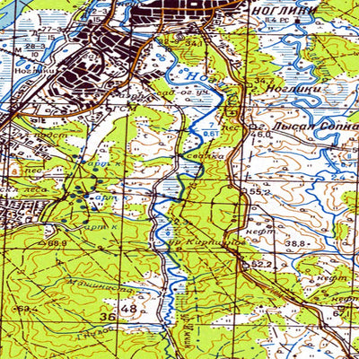 Avenza Systems Inc. Soviet Genshtab - m54-011 - Russia digital map