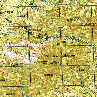 Avenza Systems Inc. Soviet Genshtab - m54-014 - Russia digital map