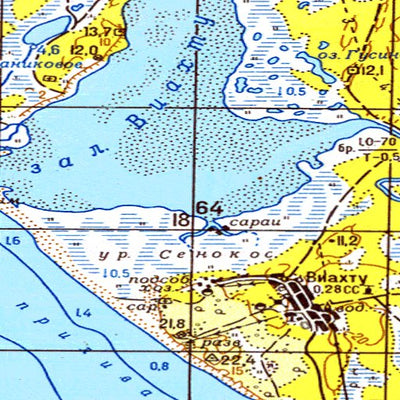 Avenza Systems Inc. Soviet Genshtab - m54-020 - Russia digital map