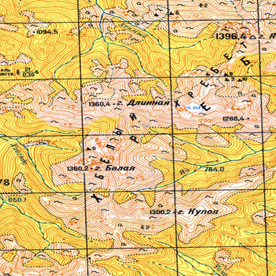 Avenza Systems Inc. Soviet Genshtab - m54-027 - Russia digital map