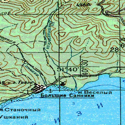 Avenza Systems Inc. Soviet Genshtab - m54-03 - Russia digital map