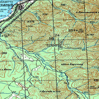 Avenza Systems Inc. Soviet Genshtab - m54-07 - Russia digital map
