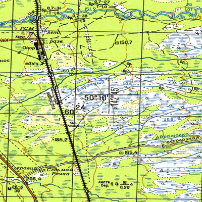 Avenza Systems Inc. Soviet Genshtab - m54-070--(1995) - Russia digital map