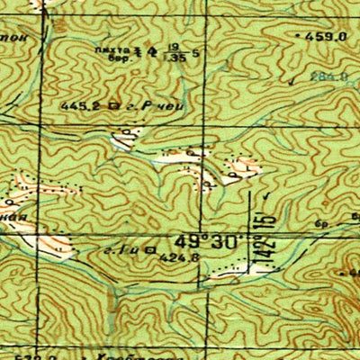 Avenza Systems Inc. Soviet Genshtab - m54-093 - Russia digital map