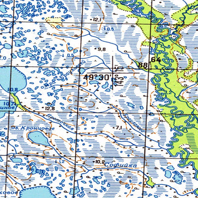 Avenza Systems Inc. Soviet Genshtab - m54-095 - Russia digital map