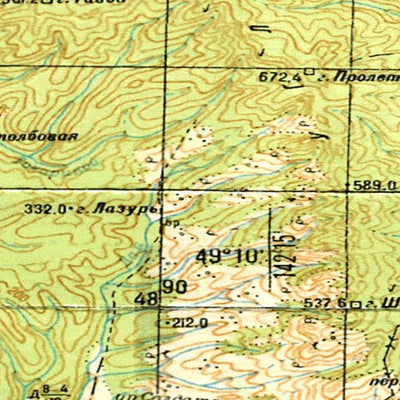 Avenza Systems Inc. Soviet Genshtab - m54-105 - Russia digital map