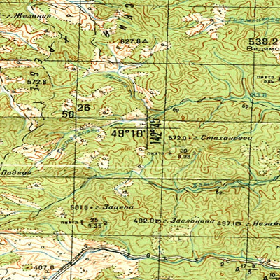 Avenza Systems Inc. Soviet Genshtab - m54-106 - Russia digital map