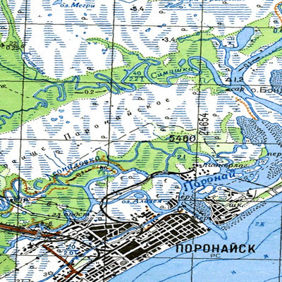 Avenza Systems Inc. Soviet Genshtab - m54-107--(1979) - Russia digital map