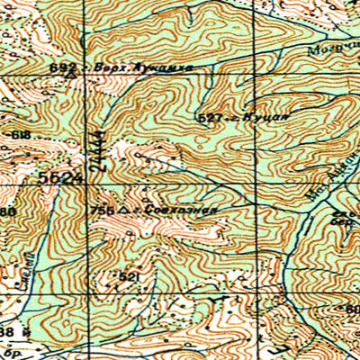 Avenza Systems Inc. Soviet Genshtab - m54-21 - Russia digital map