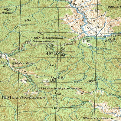 Avenza Systems Inc. Soviet Genshtab - m54-23 - Russia digital map