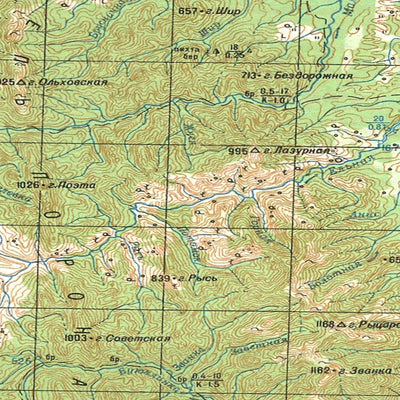 Avenza Systems Inc. Soviet Genshtab - m54-23 - Russia digital map