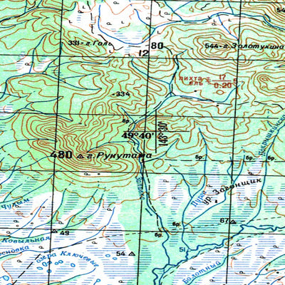 Avenza Systems Inc. Soviet Genshtab - m54-24 - Russia digital map
