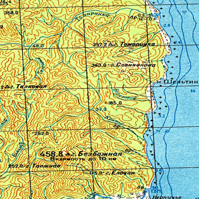 Avenza Systems Inc. Soviet Genshtab - m55-073 - Russia digital map