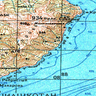 Avenza Systems Inc. Soviet Genshtab - m56-29 - Russia digital map