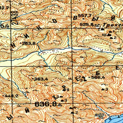 Avenza Systems Inc. Soviet Genshtab - m57-005 - Russia digital map