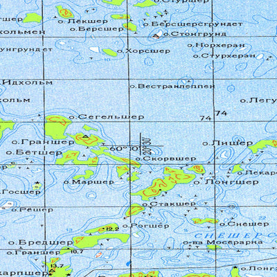 Avenza Systems Inc. Soviet Genshtab map - p34-137/138 - �land Islands digital map