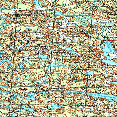 Avenza Systems Inc. Soviet Genshtab map - p35-095/096--(1987) - Russia digital map