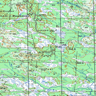 Avenza Systems Inc. Soviet Genshtab map - p36-005/006 - Russia digital map