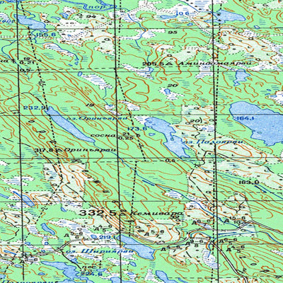 Avenza Systems Inc. Soviet Genshtab map - p36-005/006 - Russia digital map