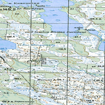 Avenza Systems Inc. Soviet Genshtab map - p36-007/008--(1985) - Russia digital map